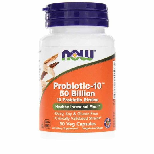 Probiotic-10 50 Billion, 50 Veg Capsules, NOW