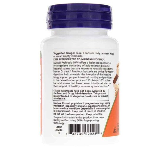 Probiotic-10 50 Billion, 50 Veg Capsules, NOW