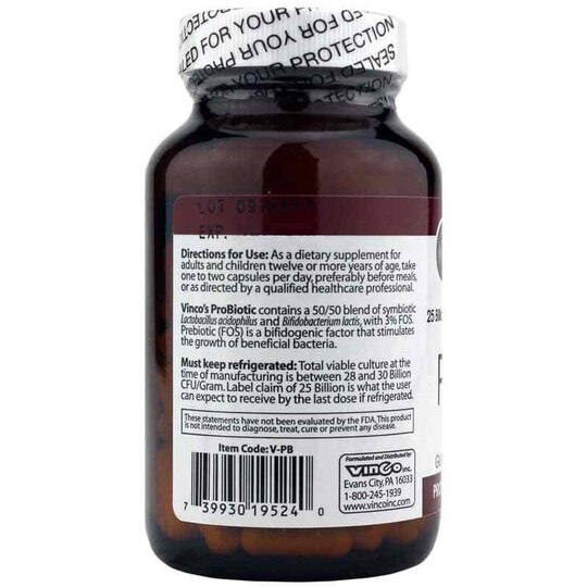 ProBiotic 25 Billion CFU, 90 Capsules, VNC