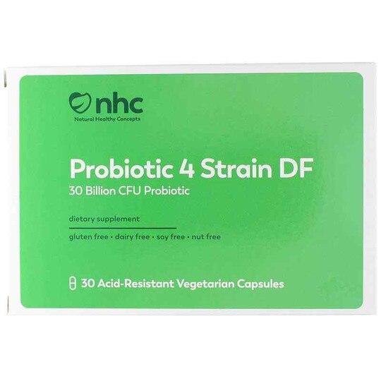 Probiotic 4 Strain DF, 30 Veg Capsules, NHC