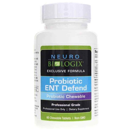 Probiotic ENT Defend, 60 Chewable Tablets, NBX