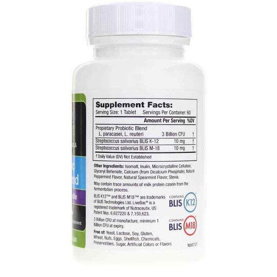 Probiotic ENT Defend, 60 Chewable Tablets, NBX