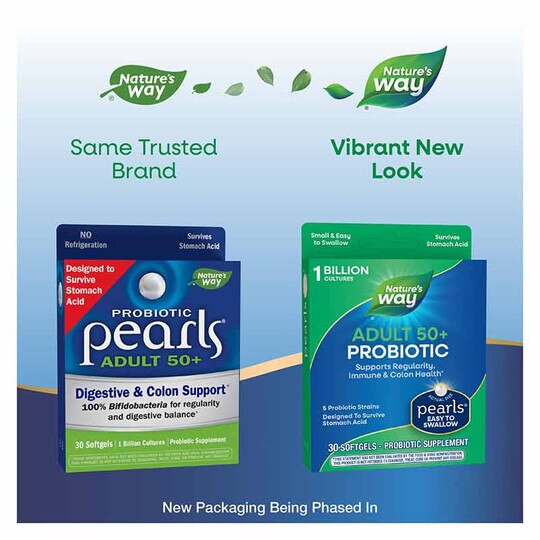 Probiotic Pearls Adult 50+, 30 Softgels, NWA
