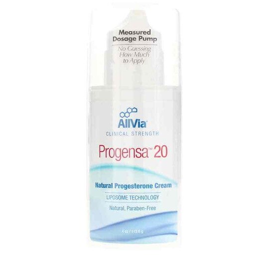 Progensa 20 Progesterone Cream, 4 Oz, AV