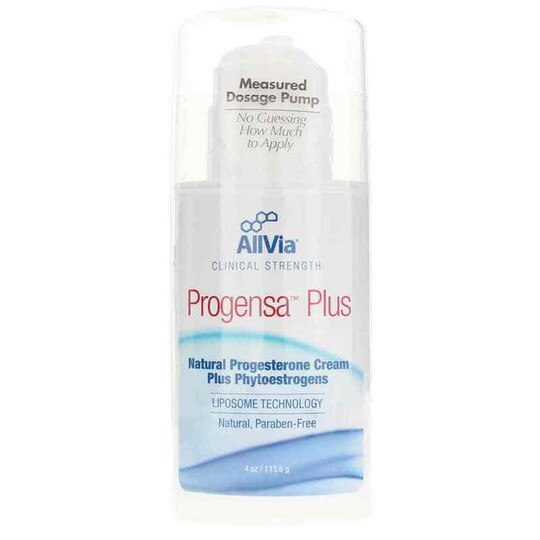 Progensa Plus Progesterone Cream, 4 Oz, AV
