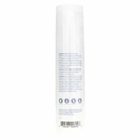 Progeste Cream Natural Paraben Free, 3.5 Oz, MTM