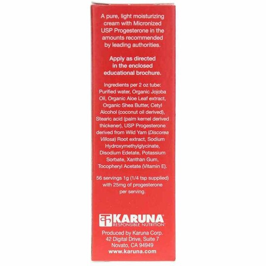 Progesterone Pure Cream, 2 Oz, KRU