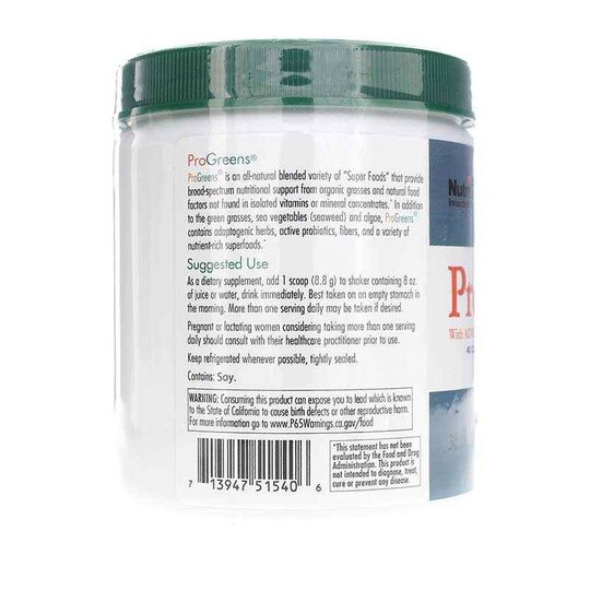 ProGreens with Advanced Probiotic Formula, 9.27 Oz, NTC