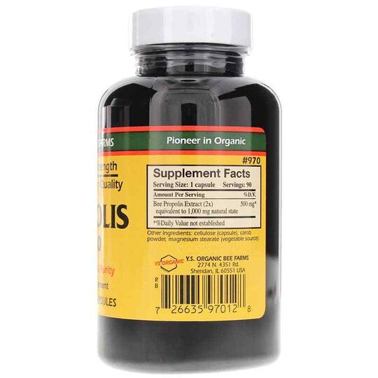 Propolis 1000, 90 Capsules, YSO