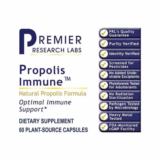 Propolis Immune Optimal Immune Support, 60 Veg Capsules, PRL