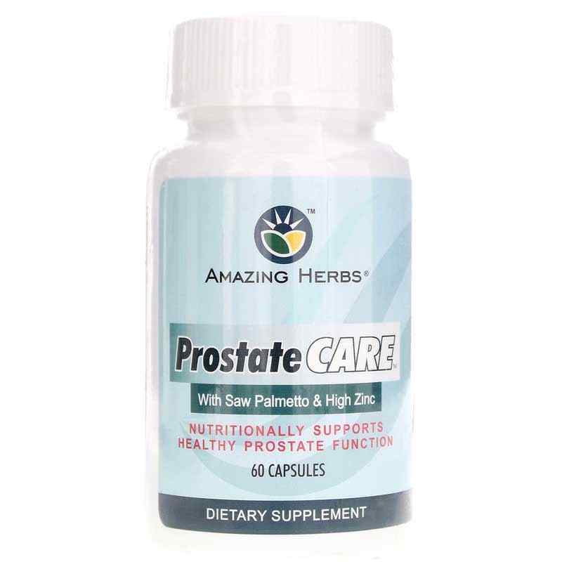 Prostate Care with Saw Palmetto, Amazing Herbs