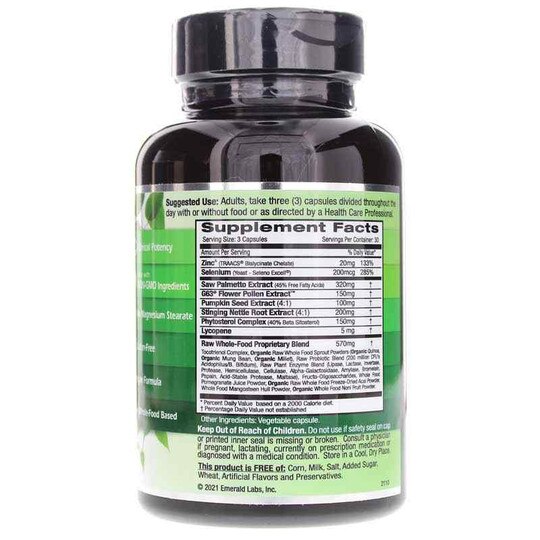 Prostate Health, 90 Veg Capsules, EMD