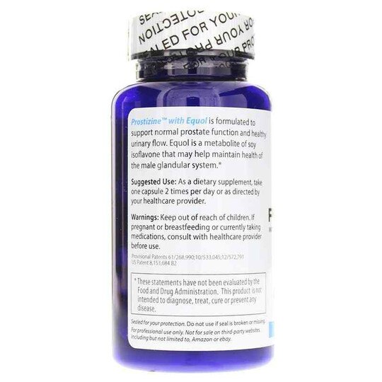 Prostizine with Equol, 60 Veg Capsules, DB