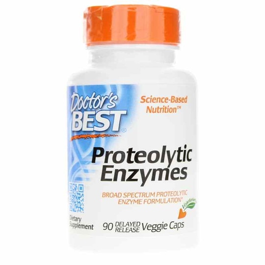 Proteolytic Enzymes, 90 Veg Capsules, DRB