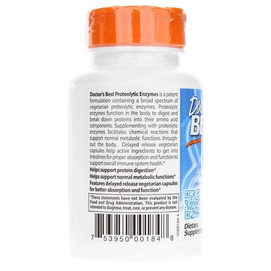 Proteolytic Enzymes, 90 Veg Capsules, DRB