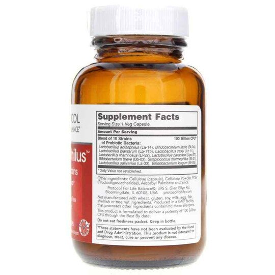 ProtoDophilus 100 Billion, 30 Veg Capsules, PFLB