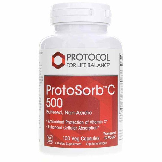ProtoSorb C 500, 100 Veg Capsules, PFLB