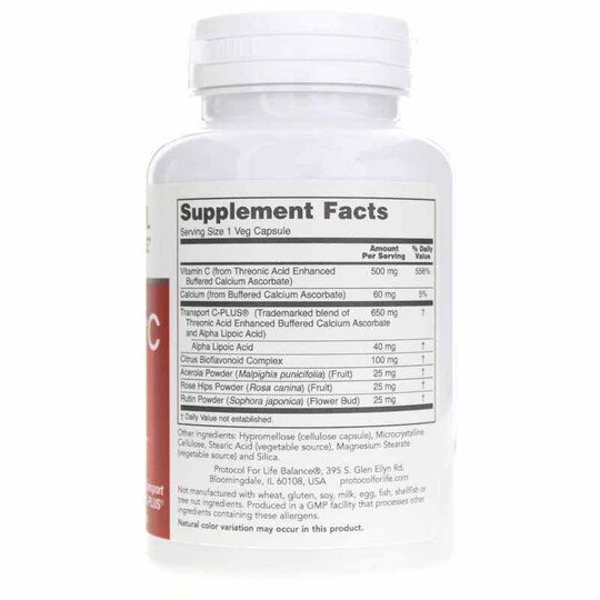 ProtoSorb C 500, 100 Veg Capsules, PFLB