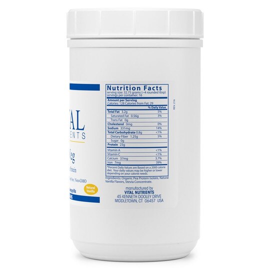 ProVeg Organic Pea Protein Vanilla, 524 Grams, VTN