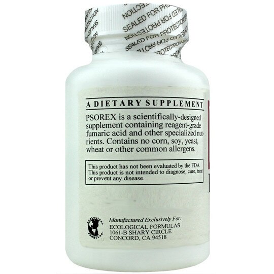 Psorex with Fumaric Acid, 100 Capsules, ECF