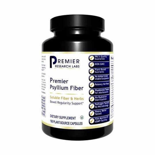 Psyllium Fiber, 180 Veg Capsules, PRL