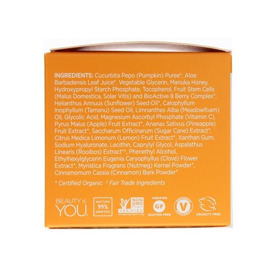 Pumpkin Honey Glycolic Mask, Brightening Formula, 1.7 O, ADN