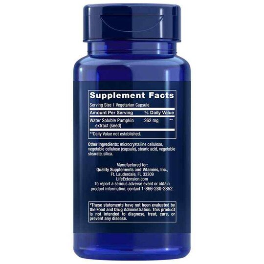 Pumpkin Seed Extract, 60 Veg Capsules, LFE