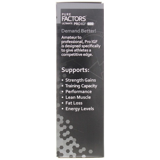 Pure Factors Ultimate Pro IGF 600, 1 Oz, FSL