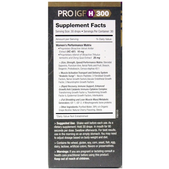 Pure Factors for Women Pro IGF H 300, 1 Oz, FSL
