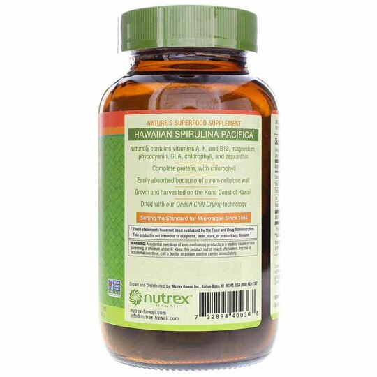 Pure Hawaiian Spirulina Spearmint, Nutrex Hawaii