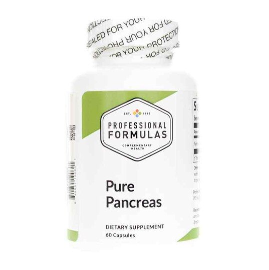 Pure Pancreas Glandular Capsules, 60 Capsules, PCHF