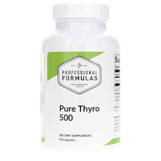 Pure Thyro 500, 90 Capsules, PCHF