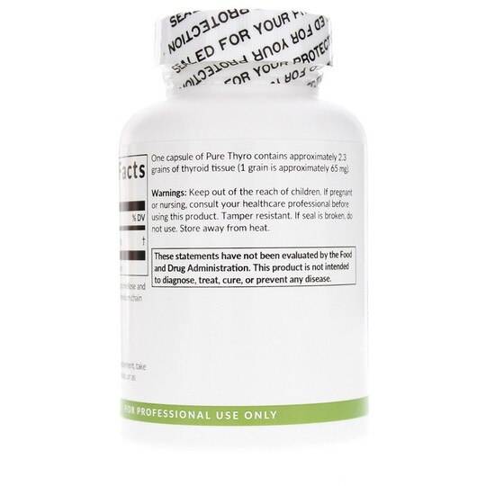 Pure Thyro Glandular Capsules, 60 Capsules, PCHF