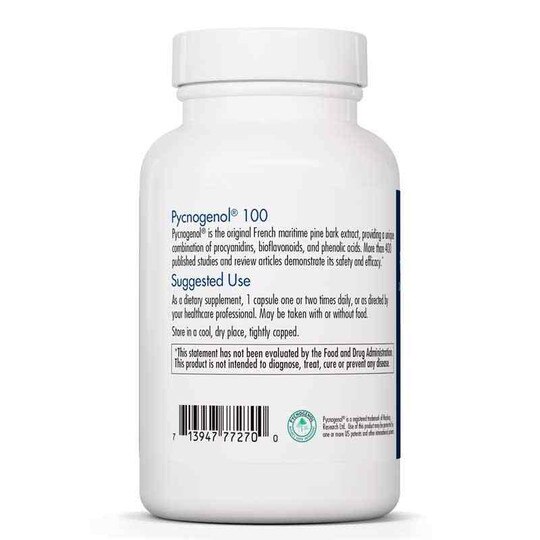 Pycnogenol 100, 30 Veg Capsules, ARG