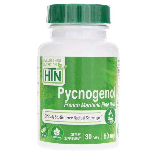 Pycnogenol 50 Mg, 30 Capsules, HTN