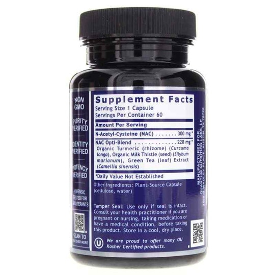 Quantum NAC, 60 Veg Capsules, QNL