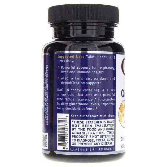 Quantum NAC, 60 Veg Capsules, QNL