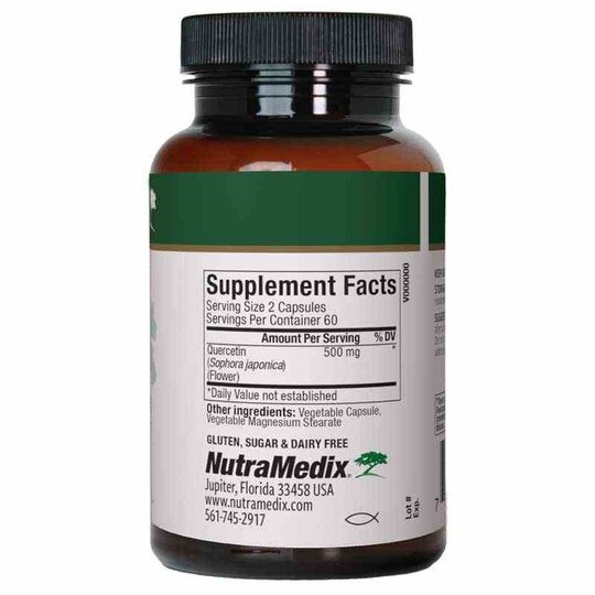 Quercetin, 120 Vegetable Capsules, NTX