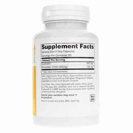 Quercetin with Bromelain, 120 Veg Capsules, APP