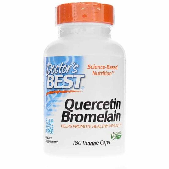Quercetin Bromelain, 180 Veg Capsules, DRB