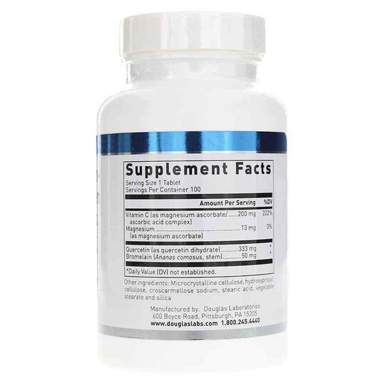 Quercetin Bromelain Complex, 100 Tablets, DGL