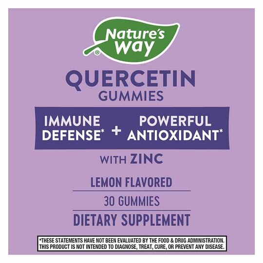 Quercetin Gummies with Zinc, 60 Gummies, NWA