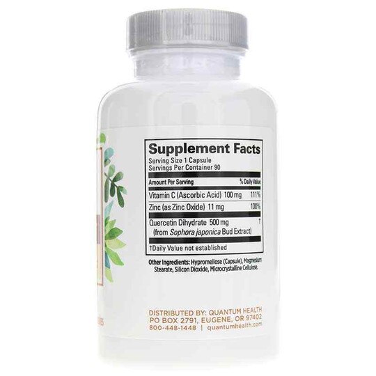 Quercetin + Immune Support, 90 Capsules, QHT
