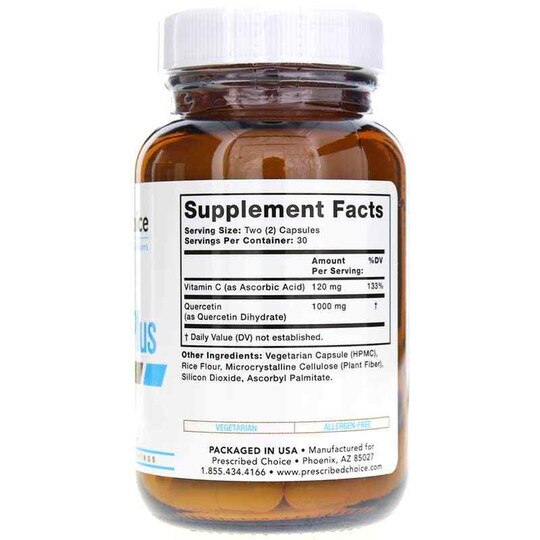 Quercetin Plus, 60 Veg Capsules, PRCH