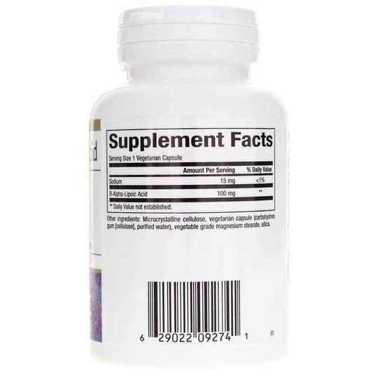 R-Alpha-Lipoic Acid 100 Mg, 60 Veg Capsules, BCN