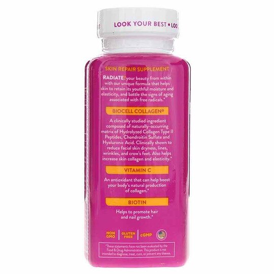 Radiate! Hair, Skin & Nails, 60 Capsules, HLG