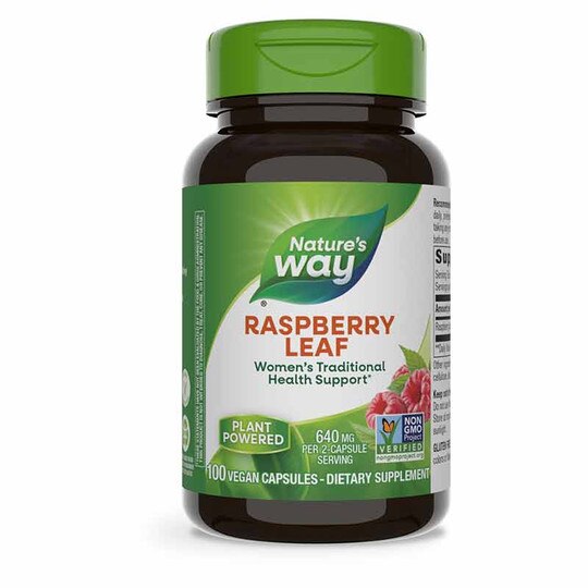 Raspberry Leaf, 100 Veg Capsules, NWA