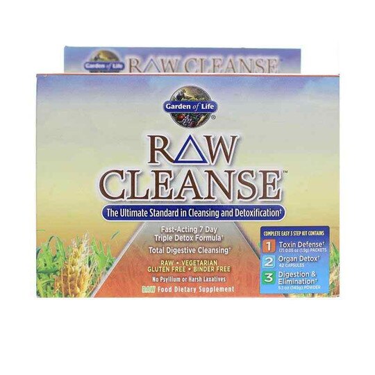 Raw Cleanse 7 Day Triple Detox Kit, 1 Kit, GOL