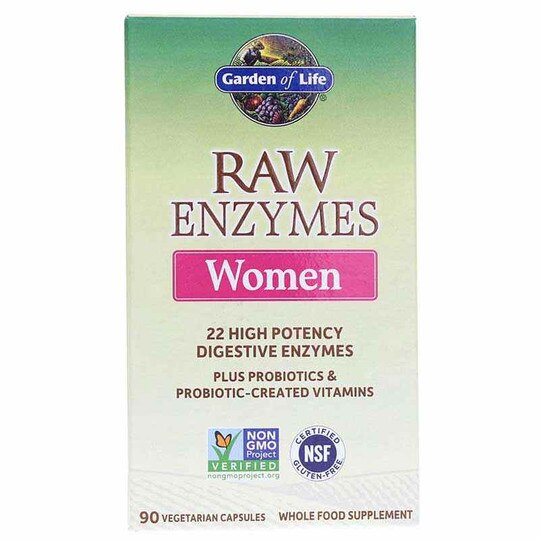 Raw Enzymes Women, 90 Veg Capsules, GOL