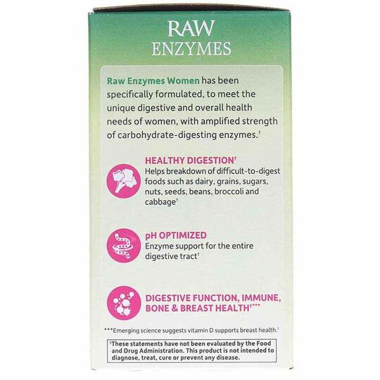 Raw Enzymes Women, 90 Veg Capsules, GOL